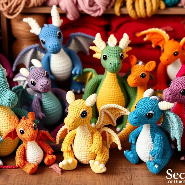 Fun Free Dragon Crochet Patterns: 50 Fantastic Ideas