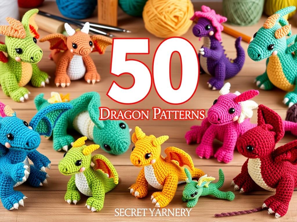 50 fantastic and fun free dragon crochet pattern ideas