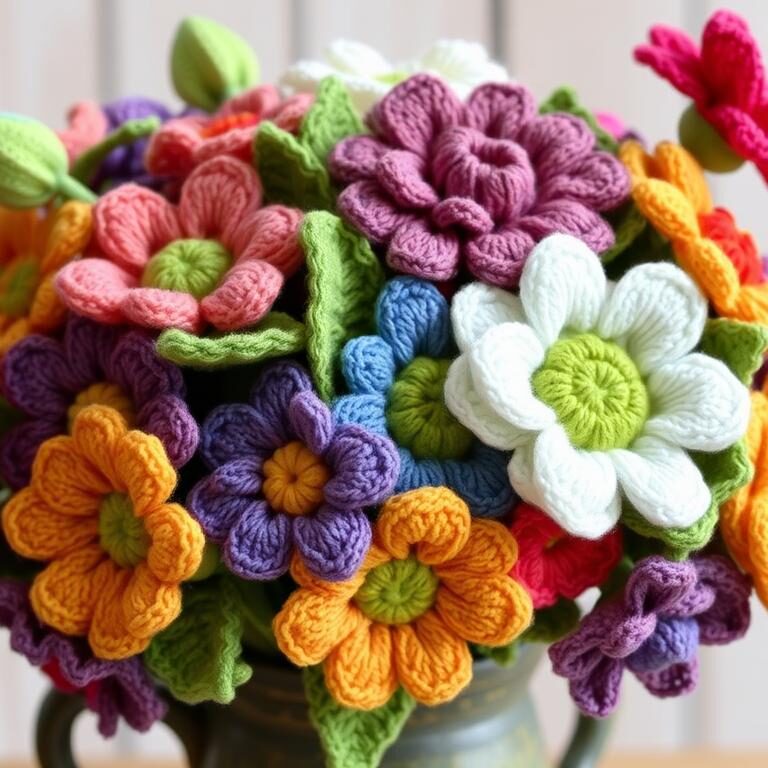 Crochet Flower Bouquet: Handmade Floral Charm