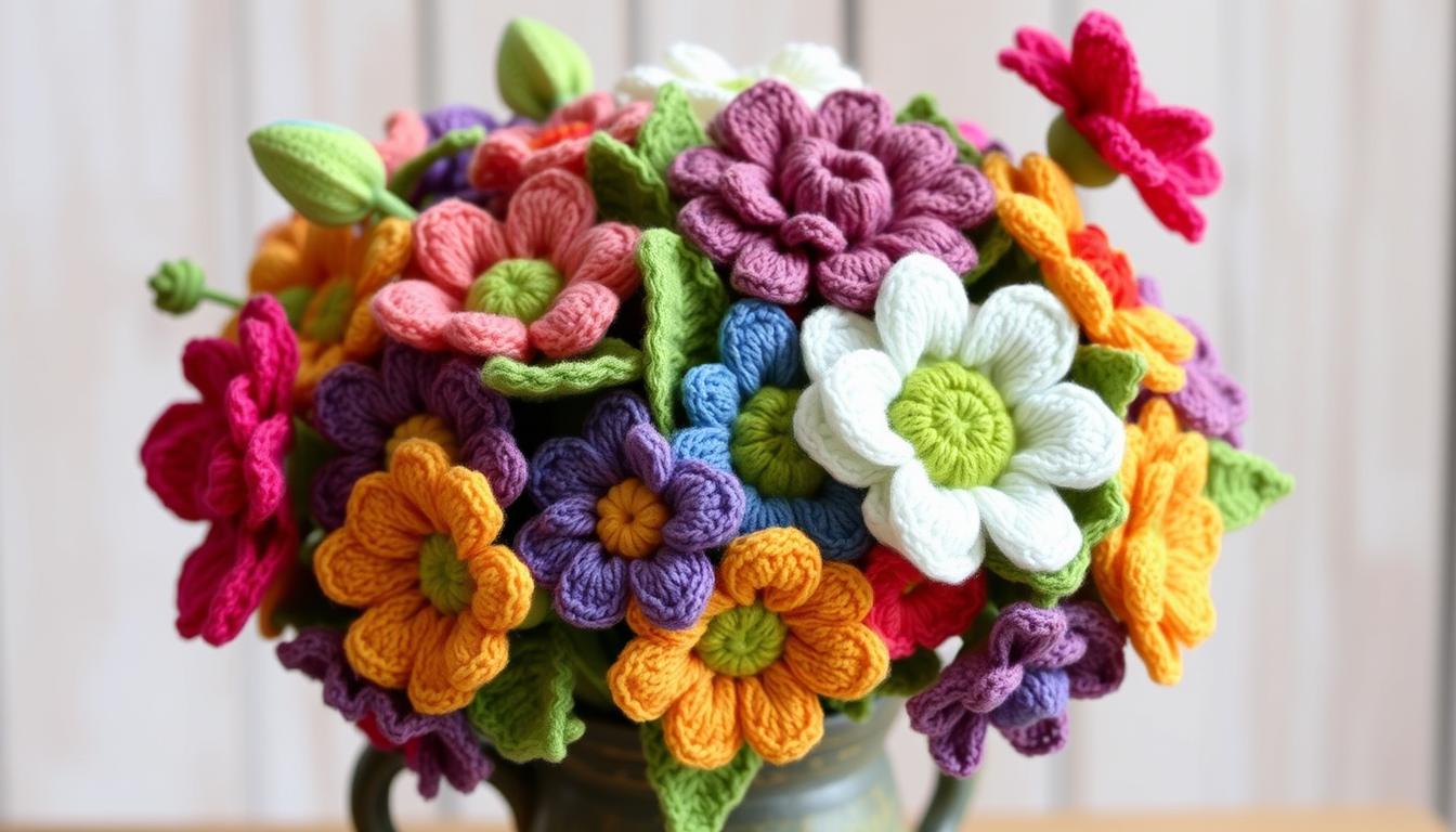 Crochet Flower Bouquet: Handmade Floral Charm