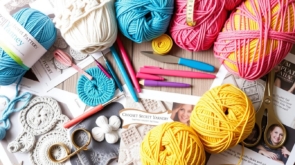 Crochet supplies and yarn