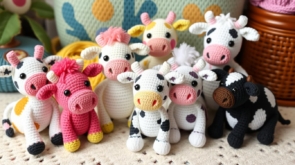 Cute Crochet Cow Patterns - Beautiful Dawn Designs