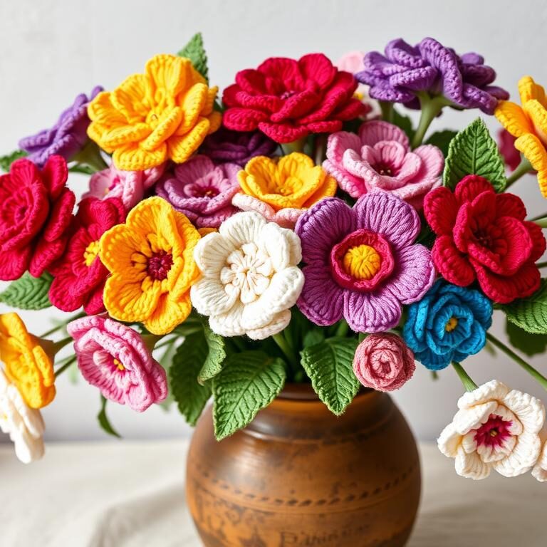 Create Stunning Crochet Flower Bouquets Today!