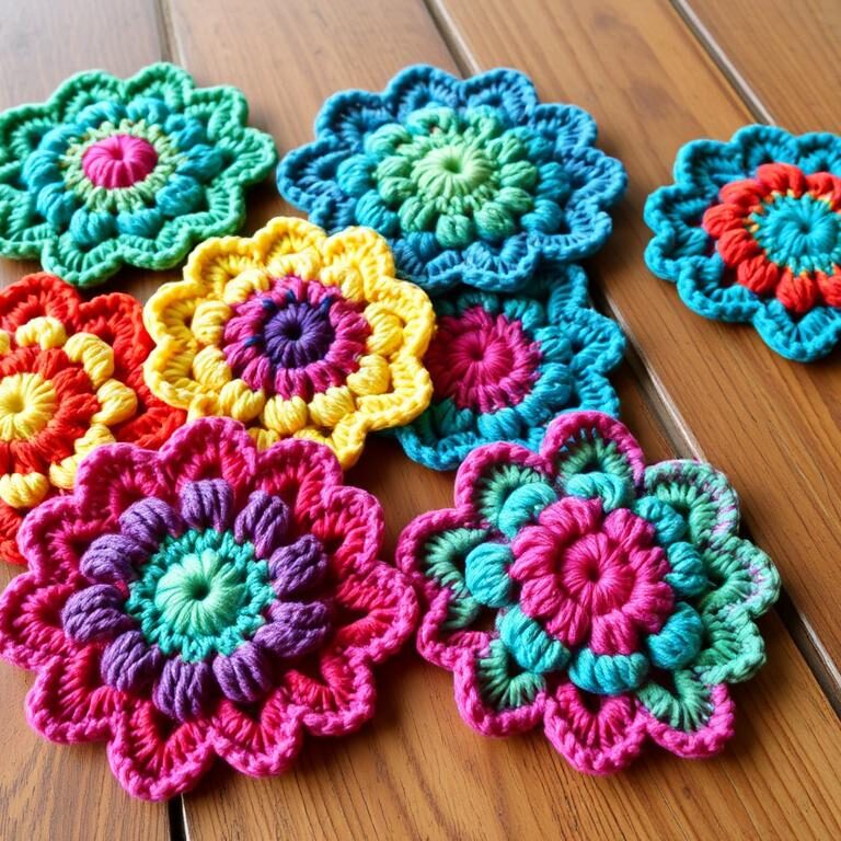 Create Your Own Charming Crochet Flower Coaster