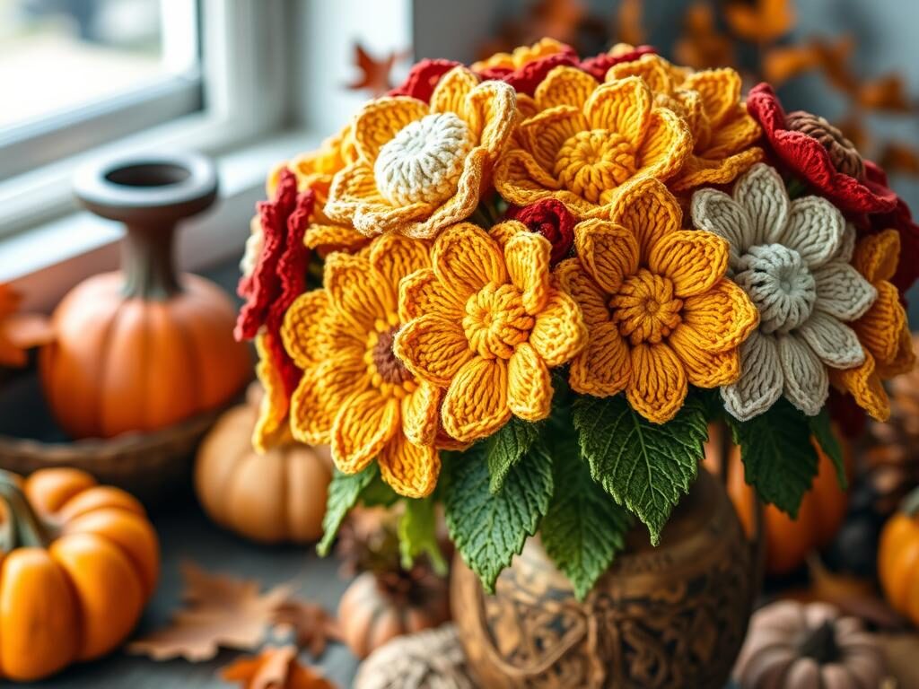 crochet for fall home decor