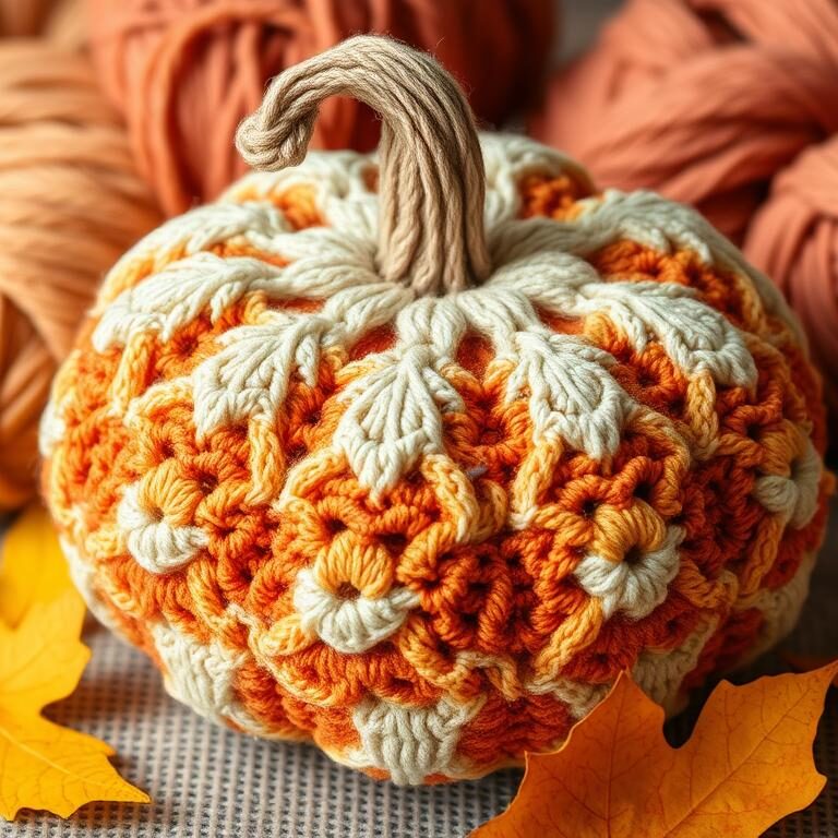 Cozy Up with Crochet Pumpkin Free Pattern!