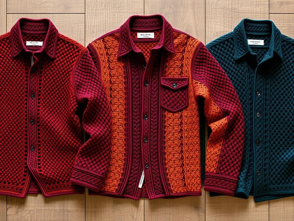 crochet shirt designs