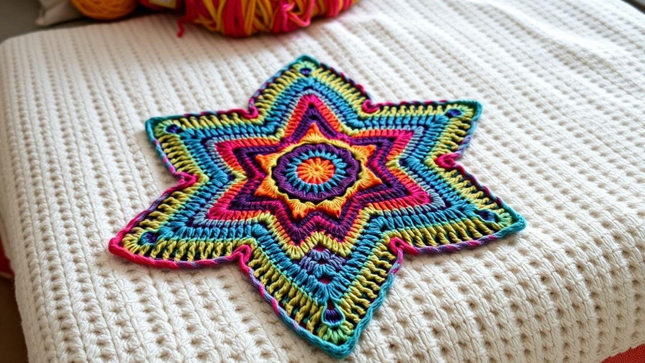 6 day star blanket crochet pattern