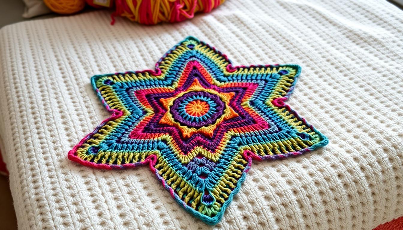 Cozy 6 Day Star Blanket Crochet Blanket for Beginners