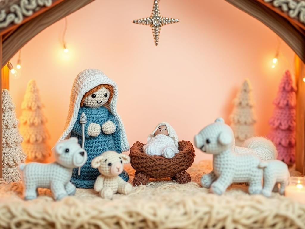 Crochet Nativity Figurines