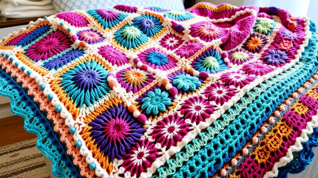 Crochet weighted blanket