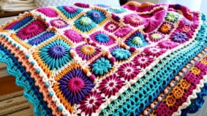 Crochet weighted blanket