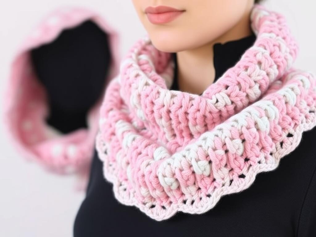 Crocheted Hooded Cowl