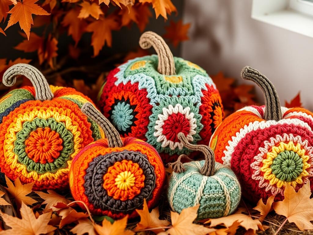 Granny Square Pumpkins