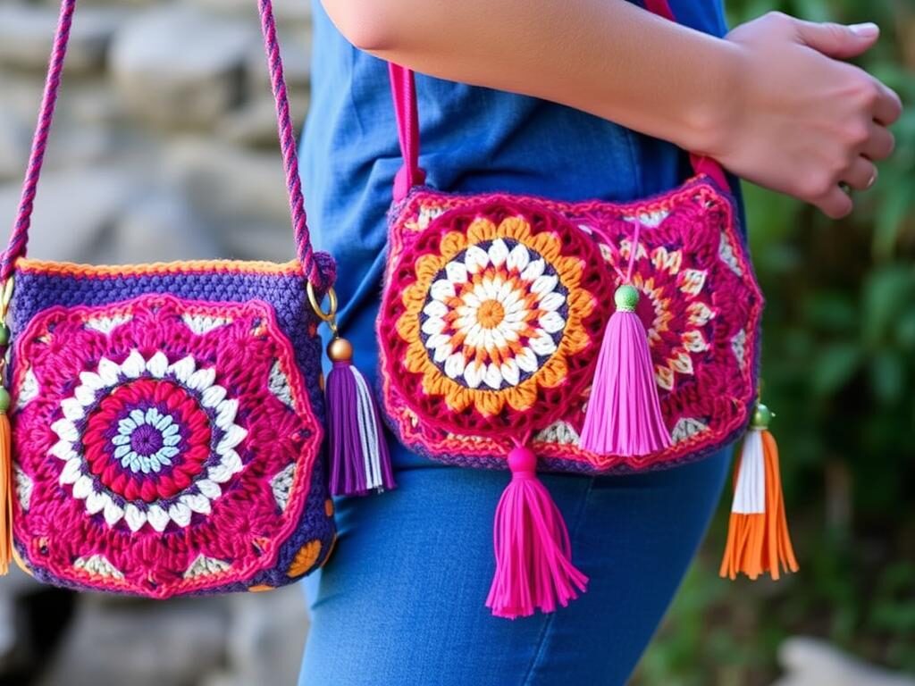 boho crochet bag