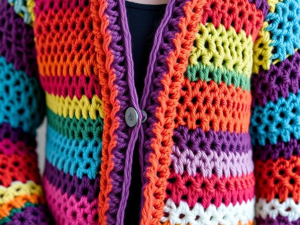 color block crochet