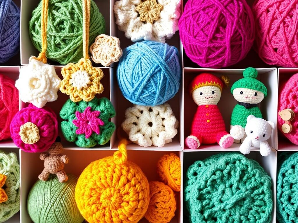 crochet advent calendar fillings