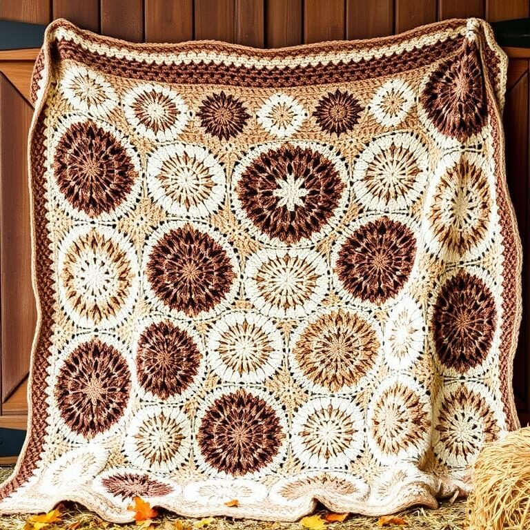 Cozy Crochet Barn Blanket: Warm & Rustic Comfort