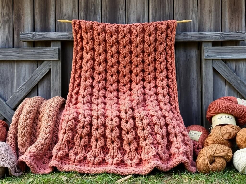 crochet barn blanket stitch