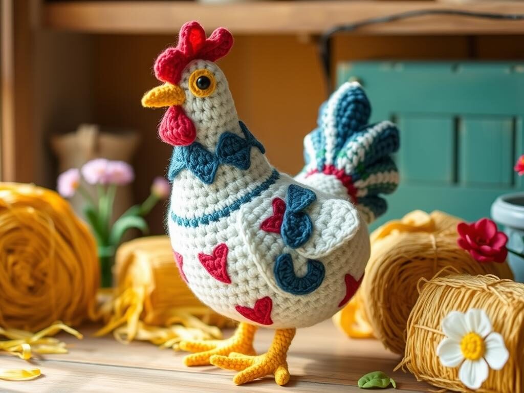 crochet chicken