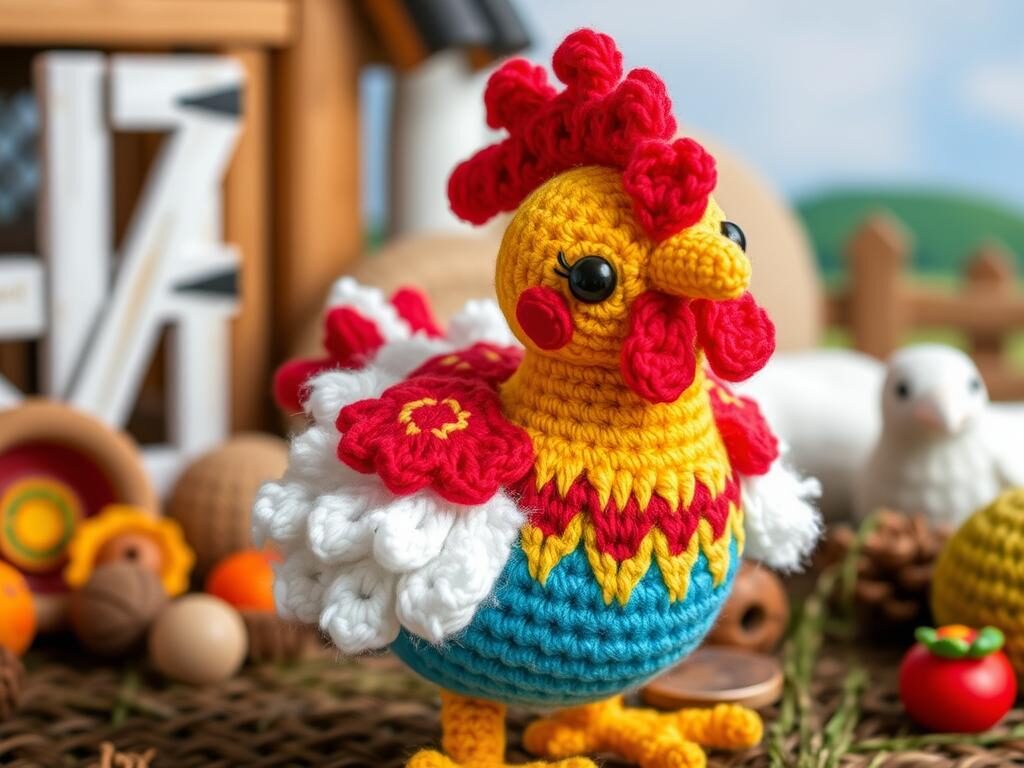 crochet chicken