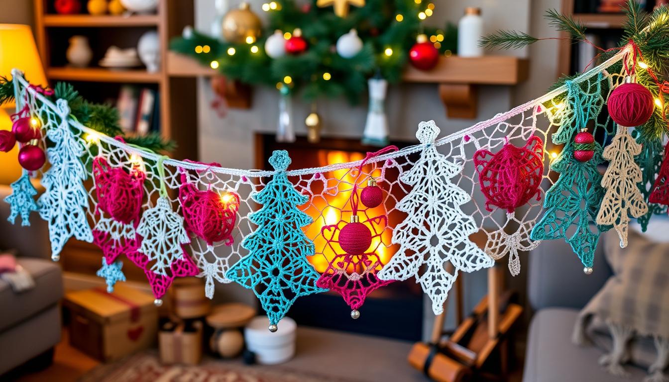 Crochet Christmas Tree Garland Ideas for Your Home