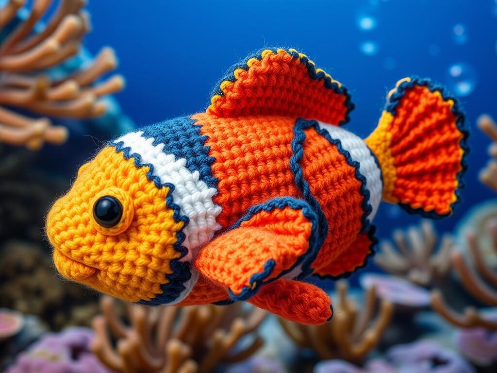 crochet clown fish customization