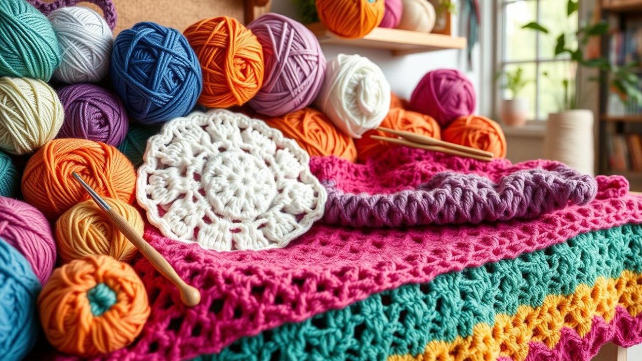 crochet color changes