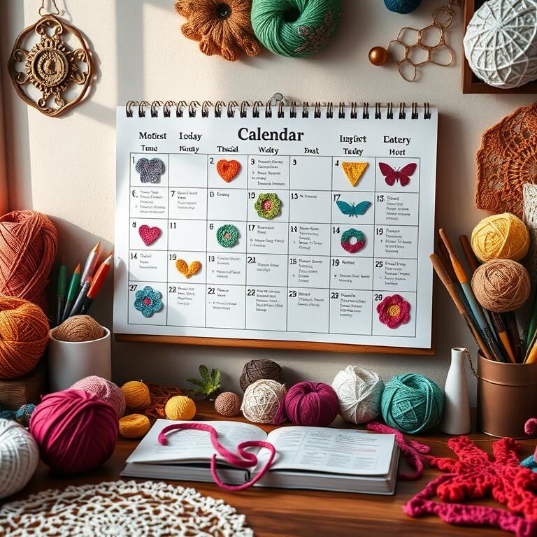 Crochet Creation Calendars: Plan Your Crafty Year