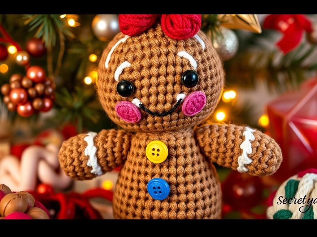 crochet gingerbread man