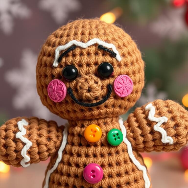 Cute Crochet Gingerbread Man Ideas for the Holidays