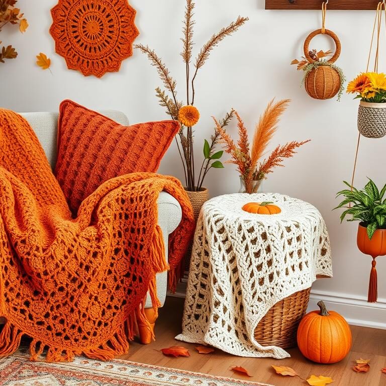 Cozy Crochet Home Decor Ideas for Fall