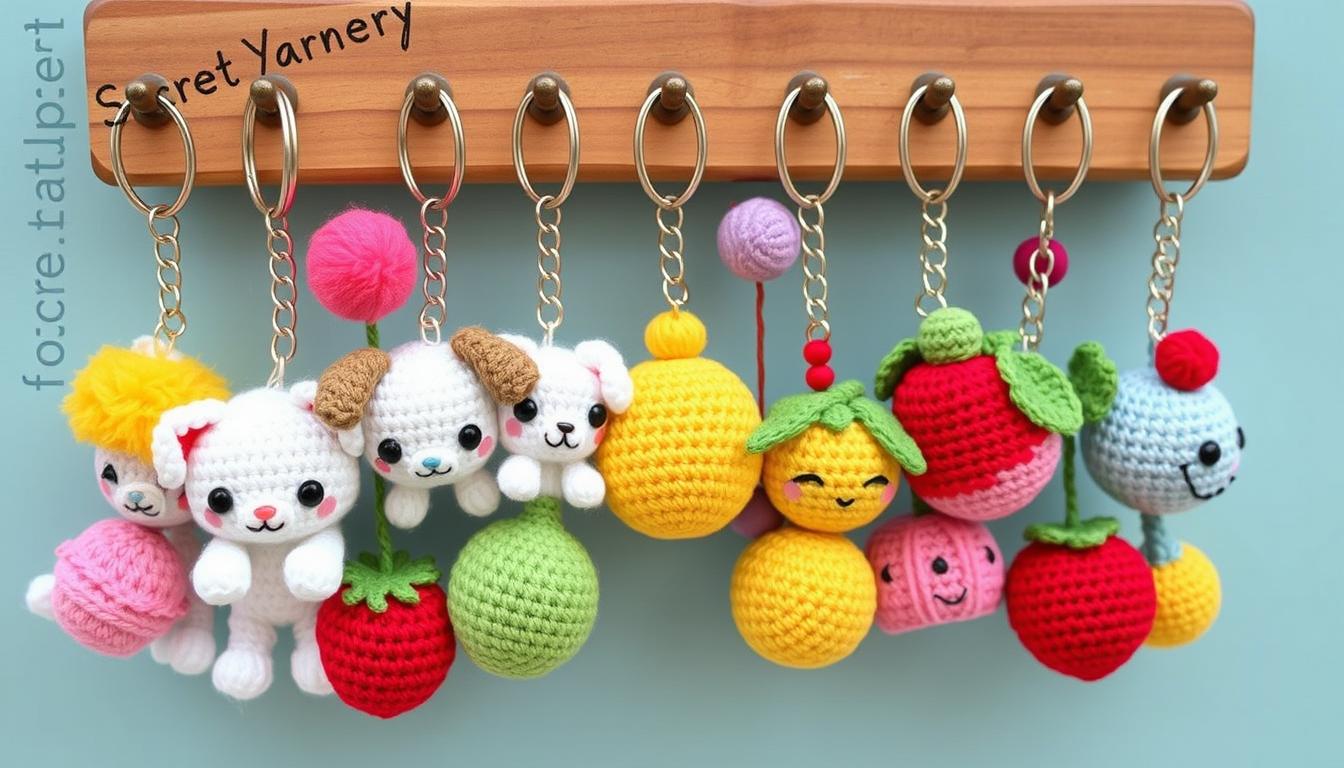 Cute Crochet Keychain Ideas: Fun DIY Accessories