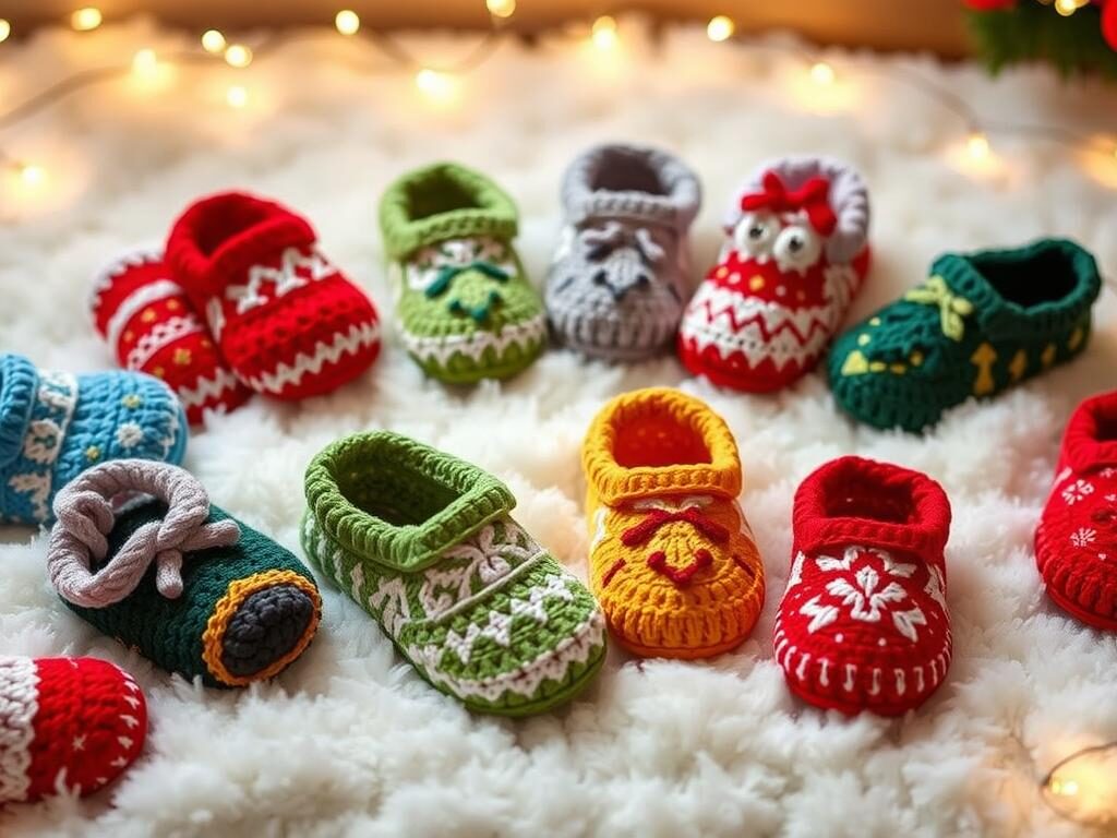 crochet slippers