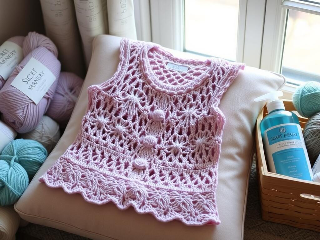 crochet vest care