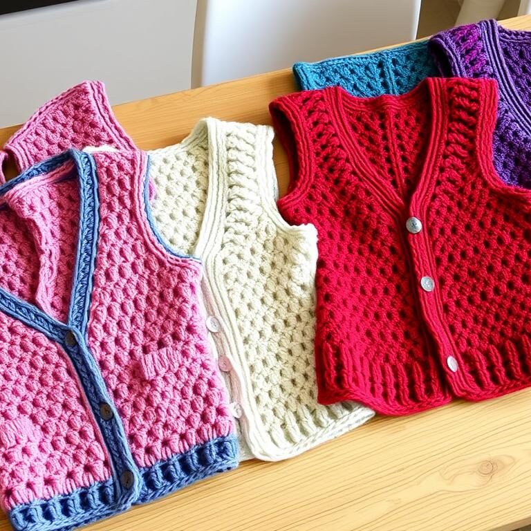 Cozy Simple Crochet Vest Patterns for Beginners