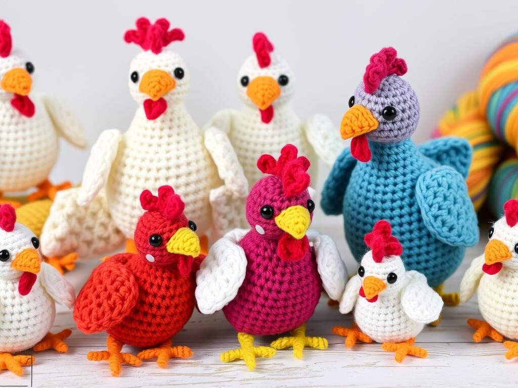 free crochet chicken patterns