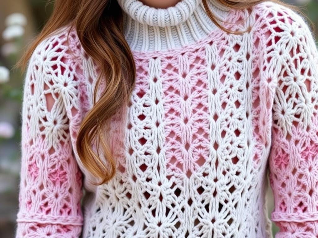 lightweight crochet sweater