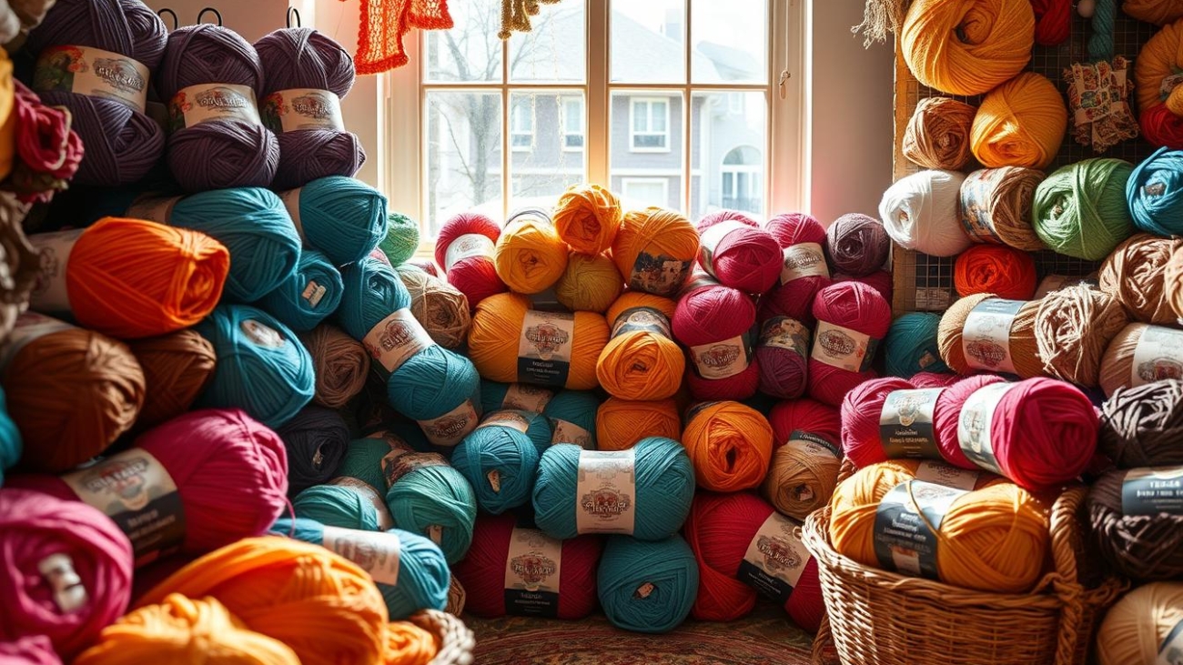 lion brand yarn