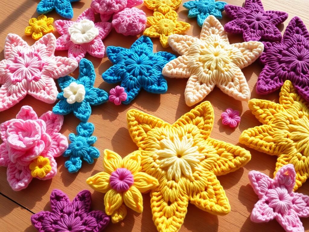 star blanket crochet embellishments