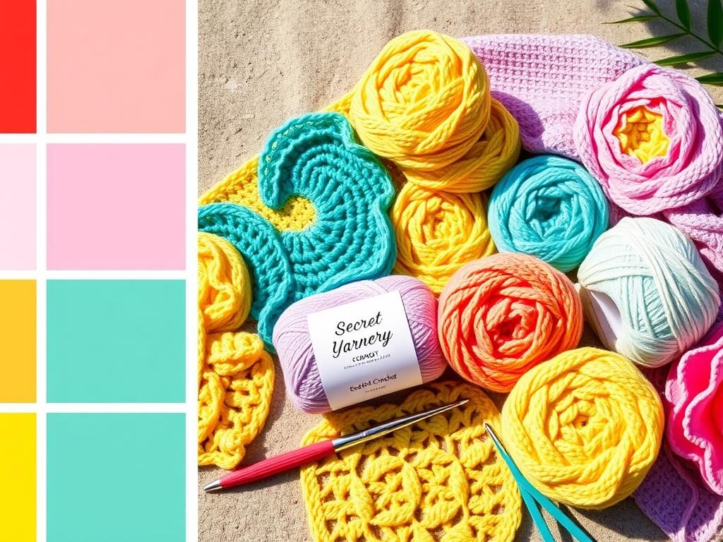 summer crochet color palettes