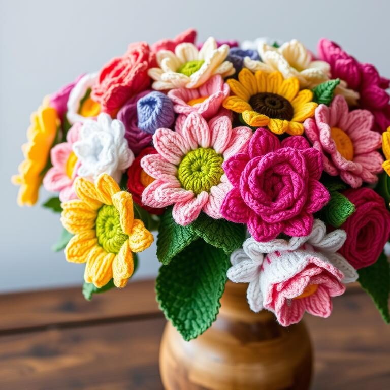 Craft the Ultimate Crochet Flower Bouquet Today!