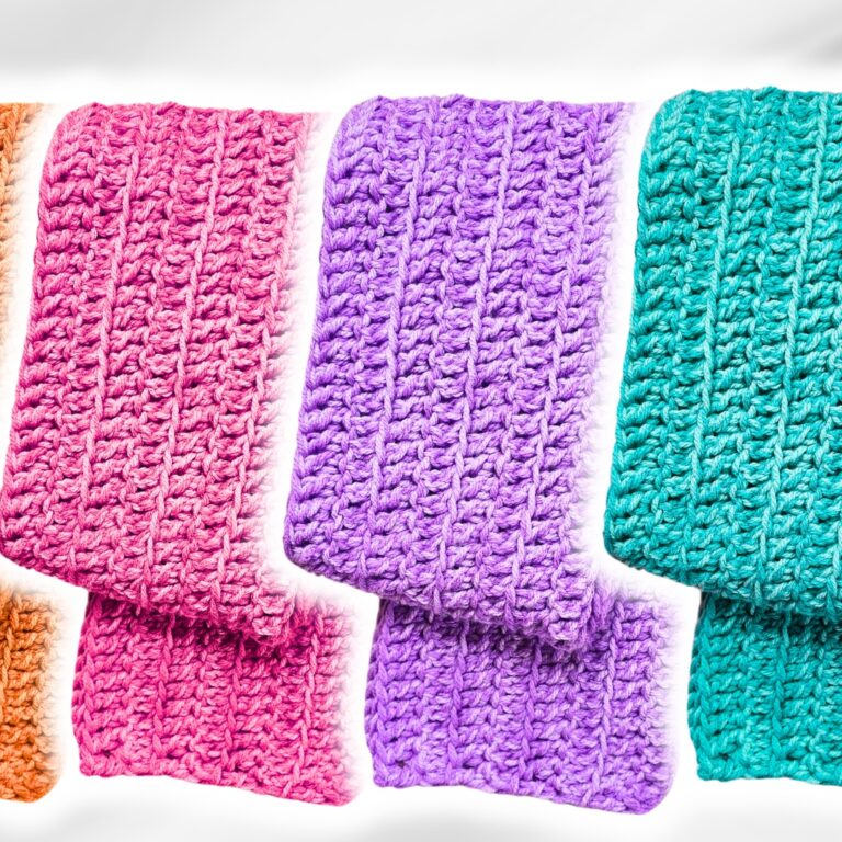 Super Easy Crochet Scarf Pattern for Beginners